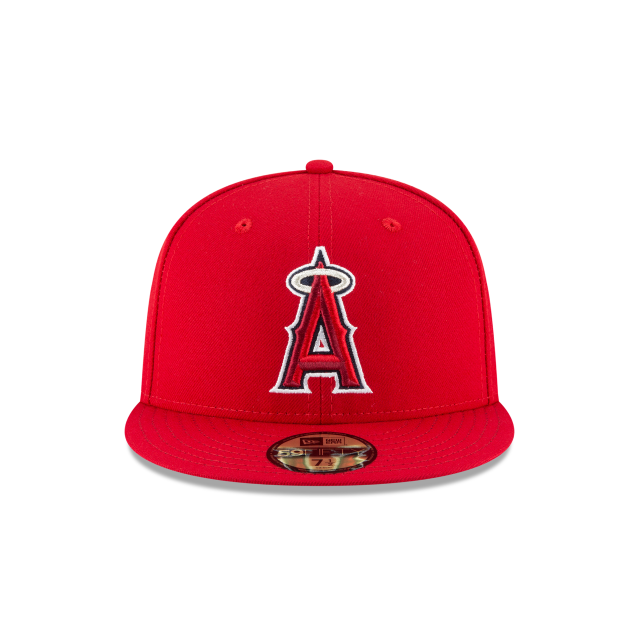 Anaheim Angels - Red - New Era 5950 Fitted Cap