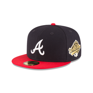 Atlanta Braves - Navy Red - 1995 WS Patch - New Era 5950 Fitted Cap