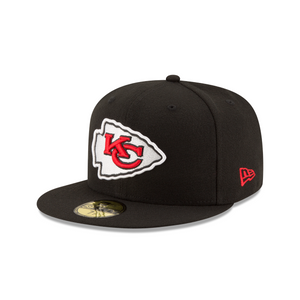 Kansas City Chiefs - Black - New Era 5950 Fitted Cap