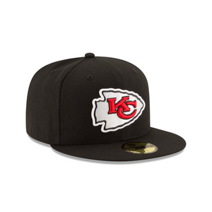 Kansas City Chiefs - Black - New Era 5950 Fitted Cap