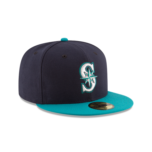 Seattle Mariners New Era 5950 Basic Fitted Hat - R