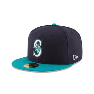 Seattle Mariners - Navy - New Era 5950 Fitted Cap | Elite Laced