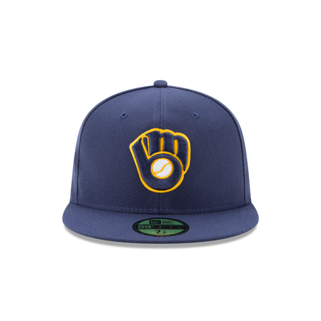 Milwaukee Brewers - Navy - New Era 5950 Fitted Cap