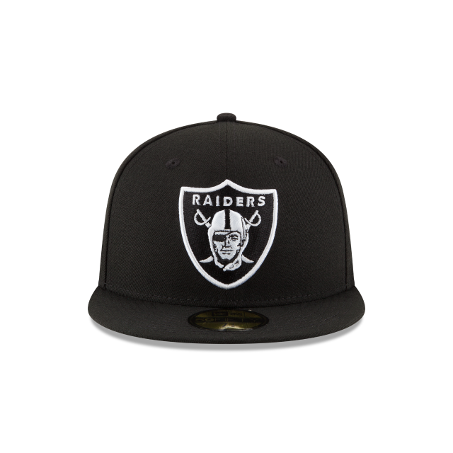 Las Vegas Raiders - Black White - New Era 5950 Fitted Cap