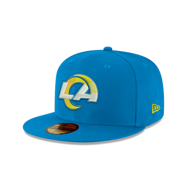 Los Angeles Rams New Era The Pastels 59FIFTY Fitted Hat - Light Blue